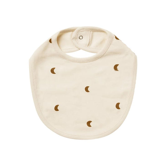 Baby Printed Pattern Covered Button Design Pure Cotton Bibs - Nurse Spaghetti