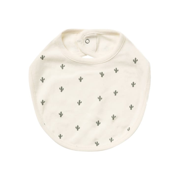 Baby Printed Pattern Covered Button Design Pure Cotton Bibs - Nurse Spaghetti