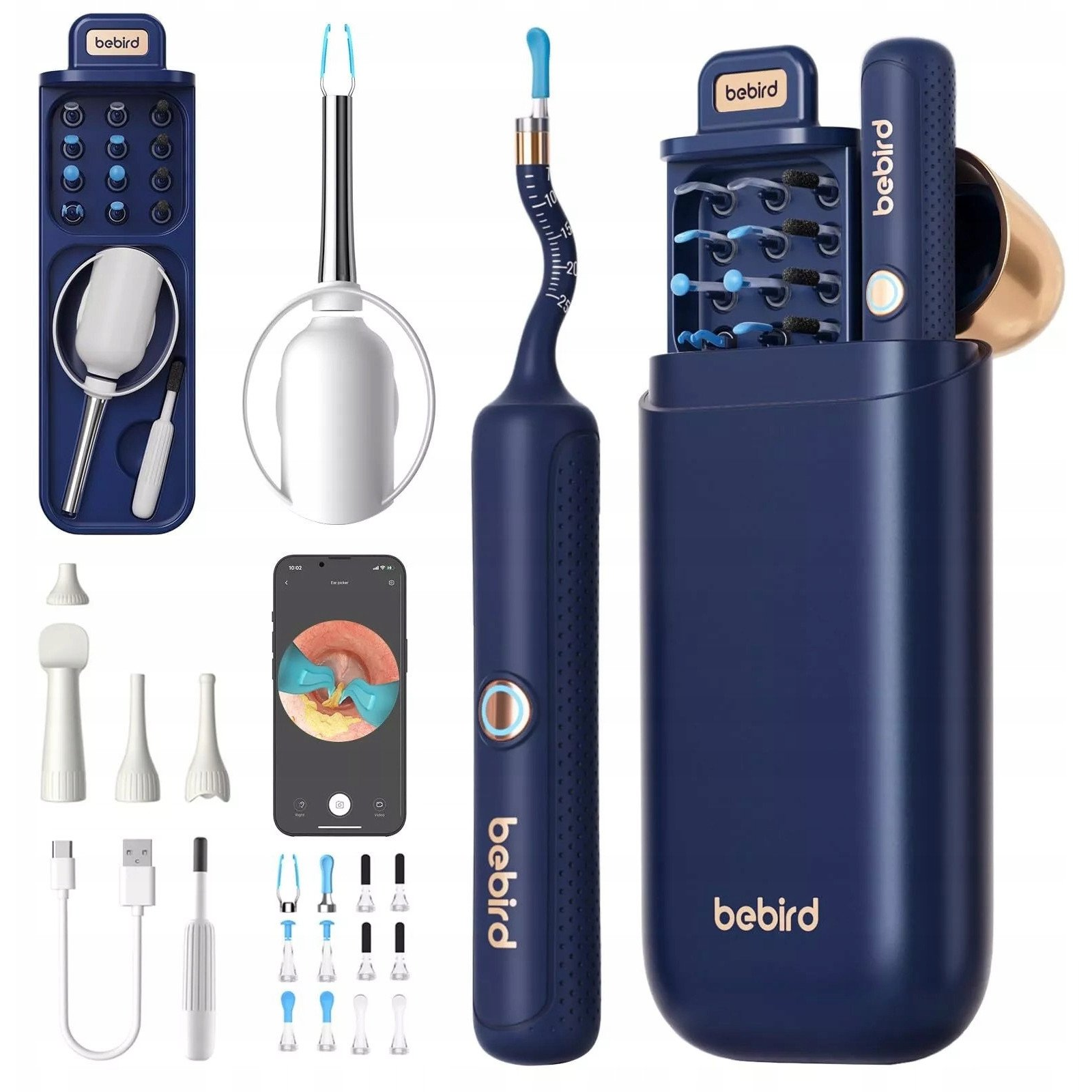 Smart Visual Ear-Clean Rod Bebird EarSight Plus (blue) (EARVISION PLUS I35R)