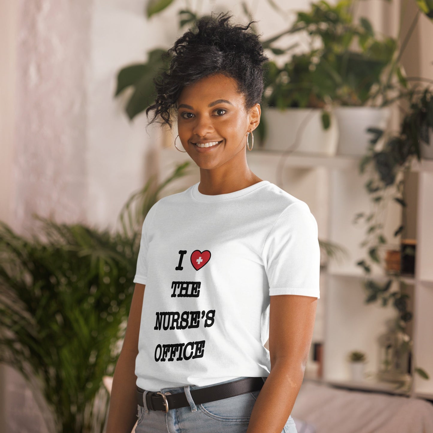 I Heart The Nurse's Office - Short-Sleeve Unisex T-Shirt - Nurse Spaghetti
