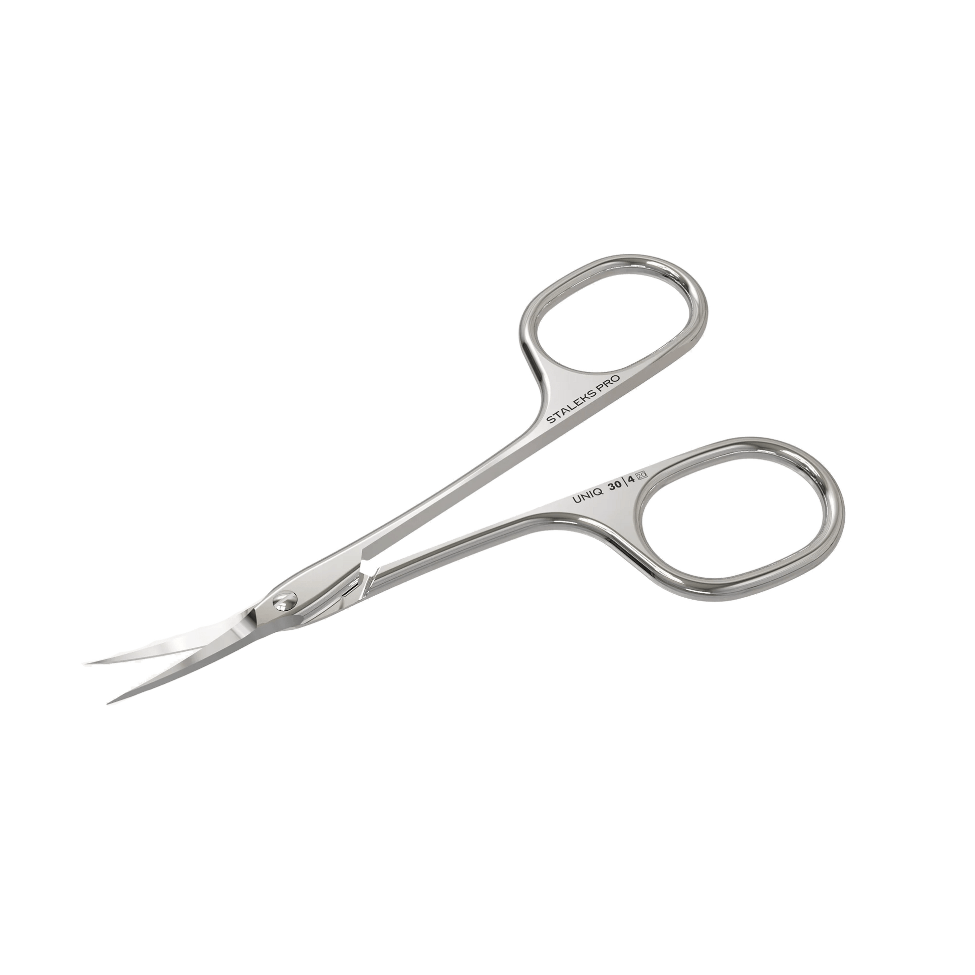 Professional Cuticle Scissors "Asymmetric" UNIQ 30 TYPE 4 - SQ - 30/4 - STALEKS - Nurse Spaghetti